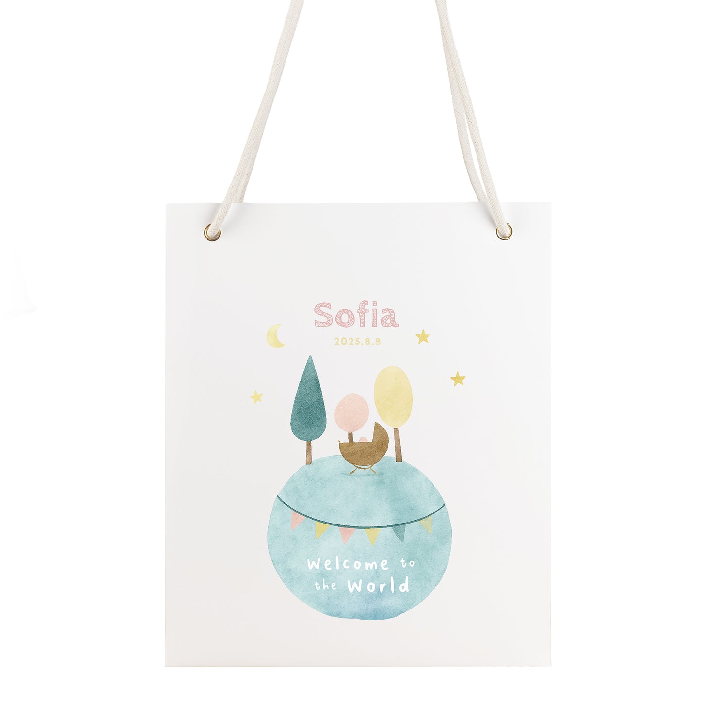 Tote#生日快樂.客製壽星名字