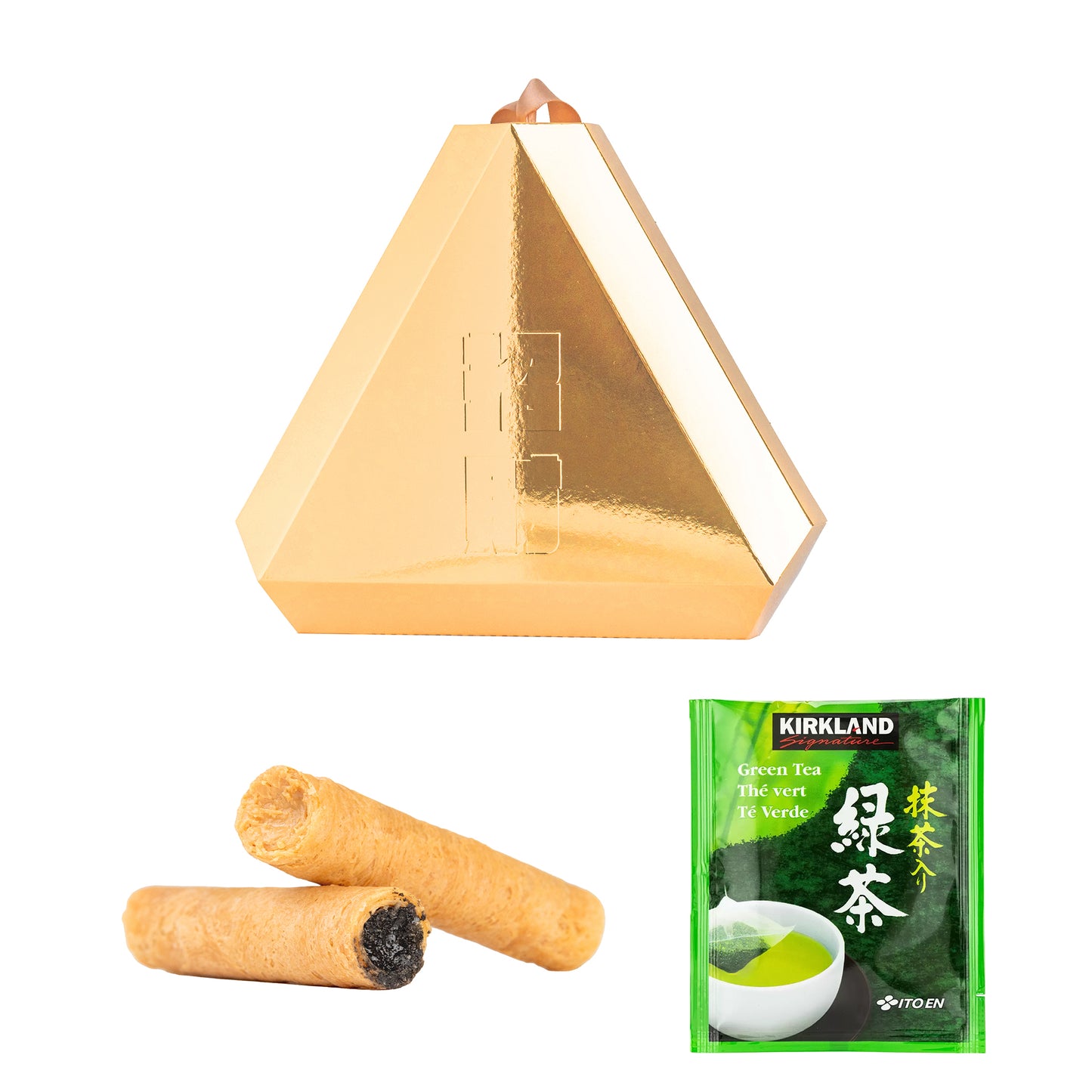 金粽#1.手信坊含餡蛋捲.Kirkland日本綠茶包