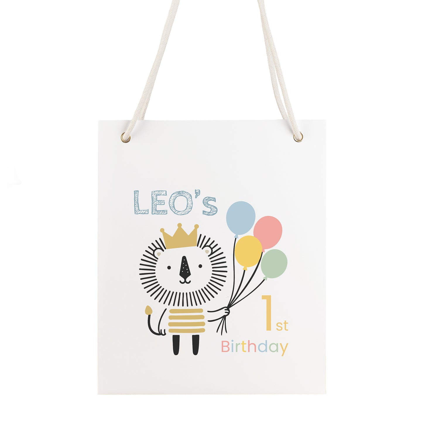 Tote#生日快樂.客製壽星名字