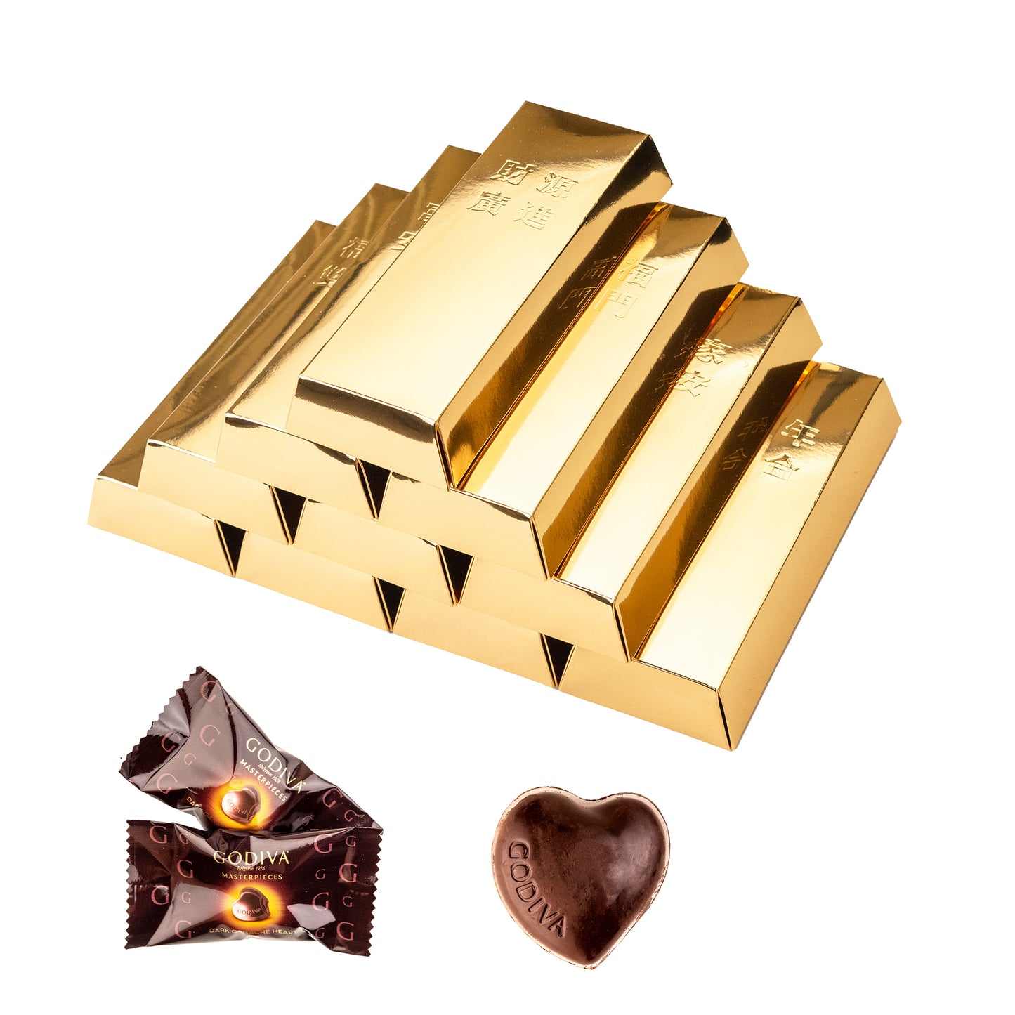 金條#1.GODIVA.愛心巧克力