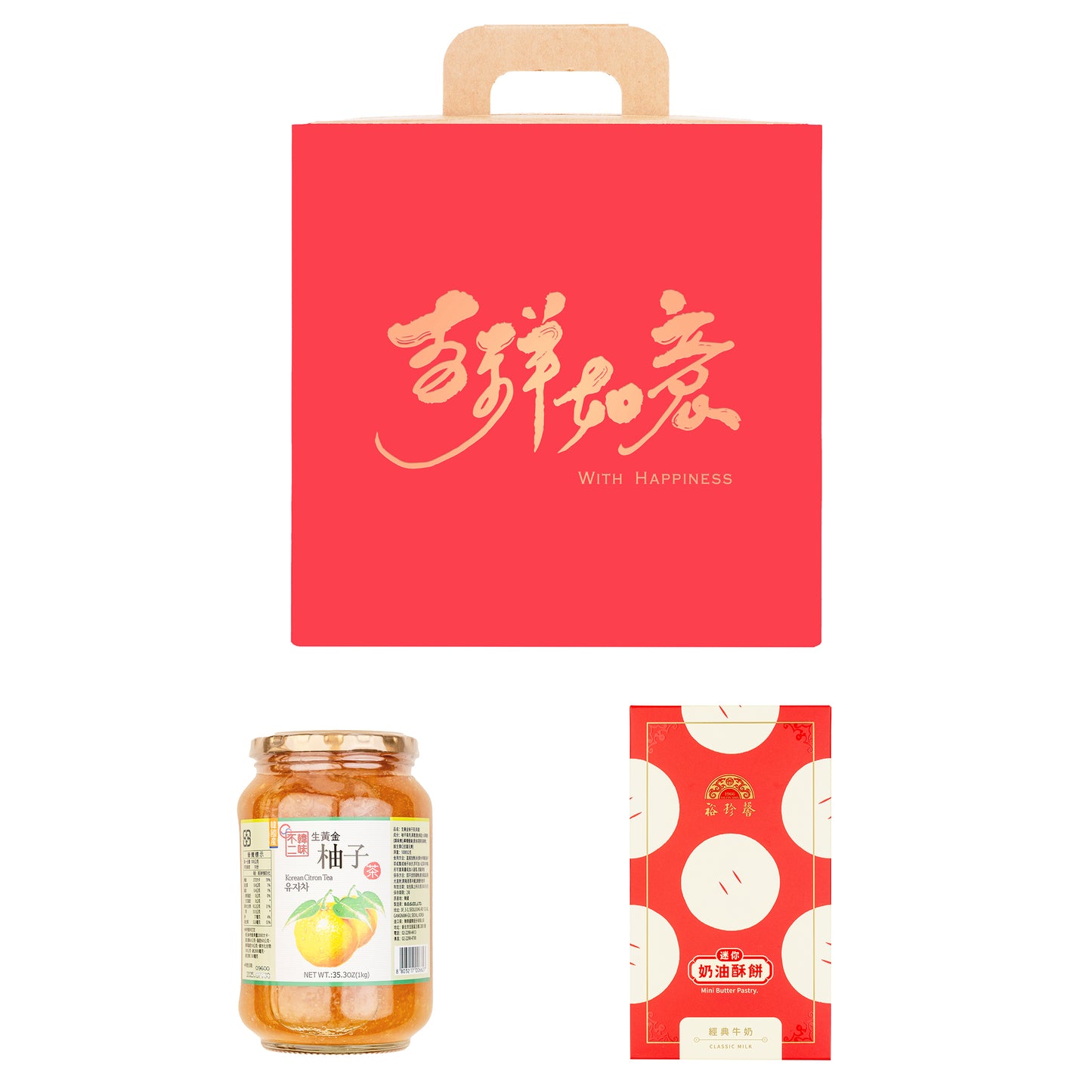 厚禮#2.裕珍馨迷你奶油酥餅.韓國柚子茶