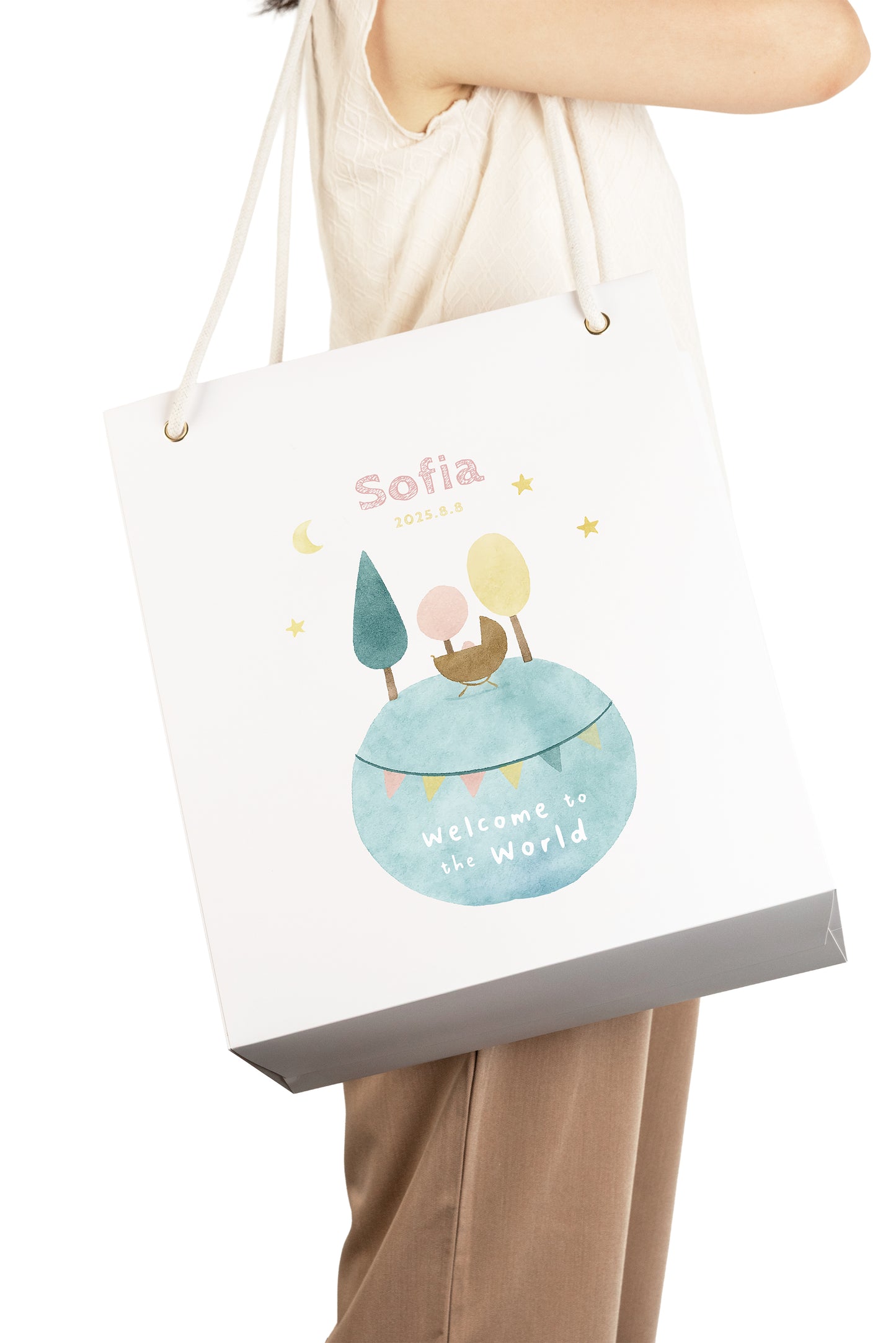 Tote#生日快樂.客製壽星名字