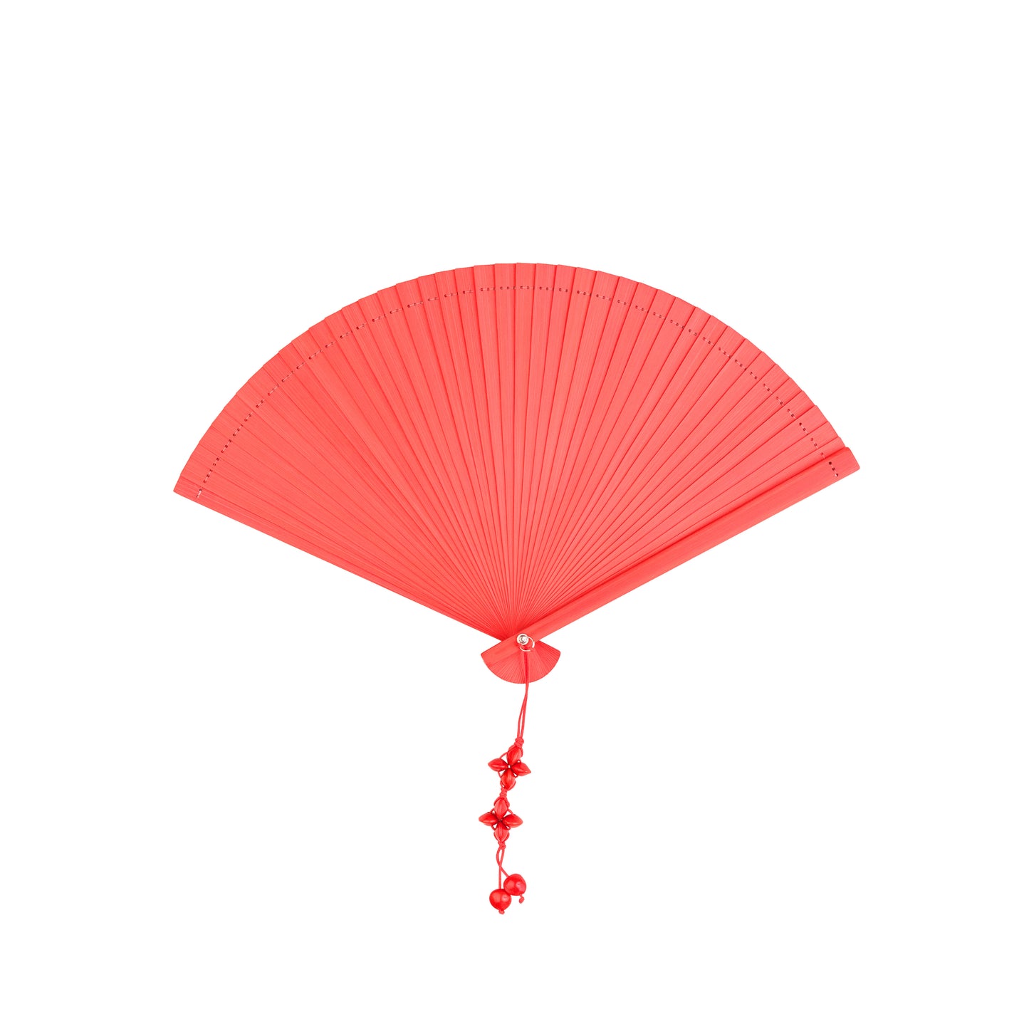 語時設計|結婚迎娶.拾扇禮紅包.新娘紅色竹扇子組.相思豆綴飾