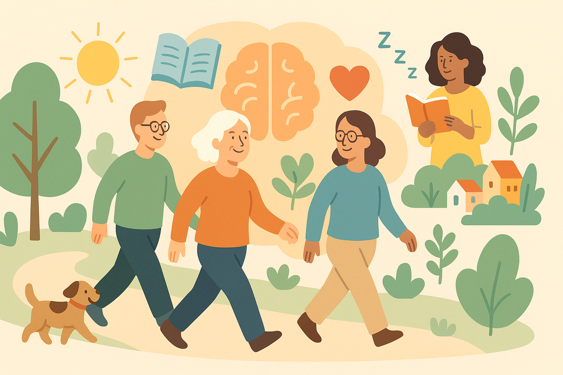 7招降低失智風險：從全球關鍵研究學會簡單護腦日常好習慣大全