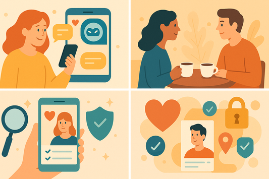 從線上聊天到見面：辨識詐聊、背景查核技巧與安排低風險第一次約會