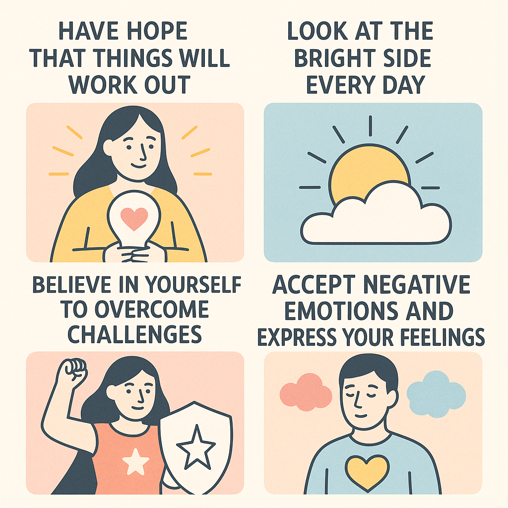 強化正向思考的4種方法：逆境中養成希望、韌性與行動力指南