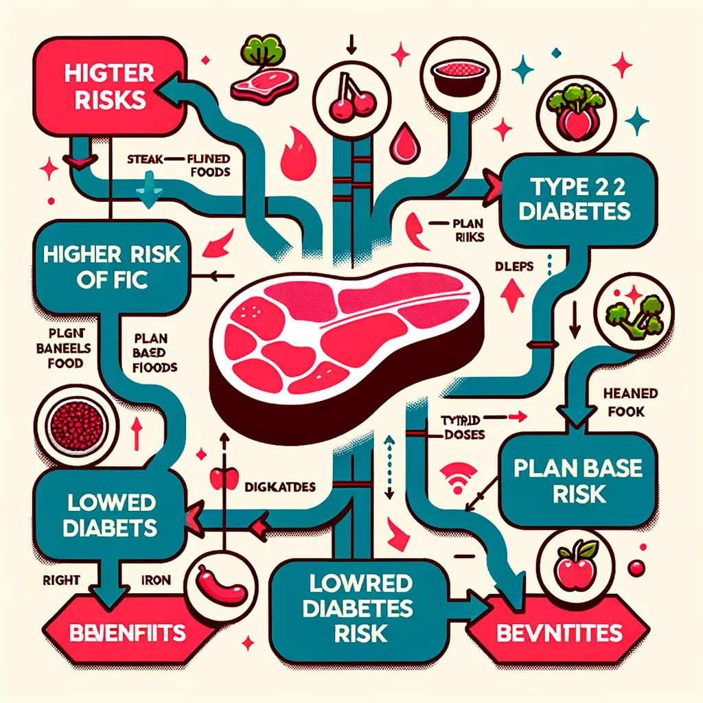 減少紅肉攝取：新研究顯示與第二型糖尿病風險的關聯
