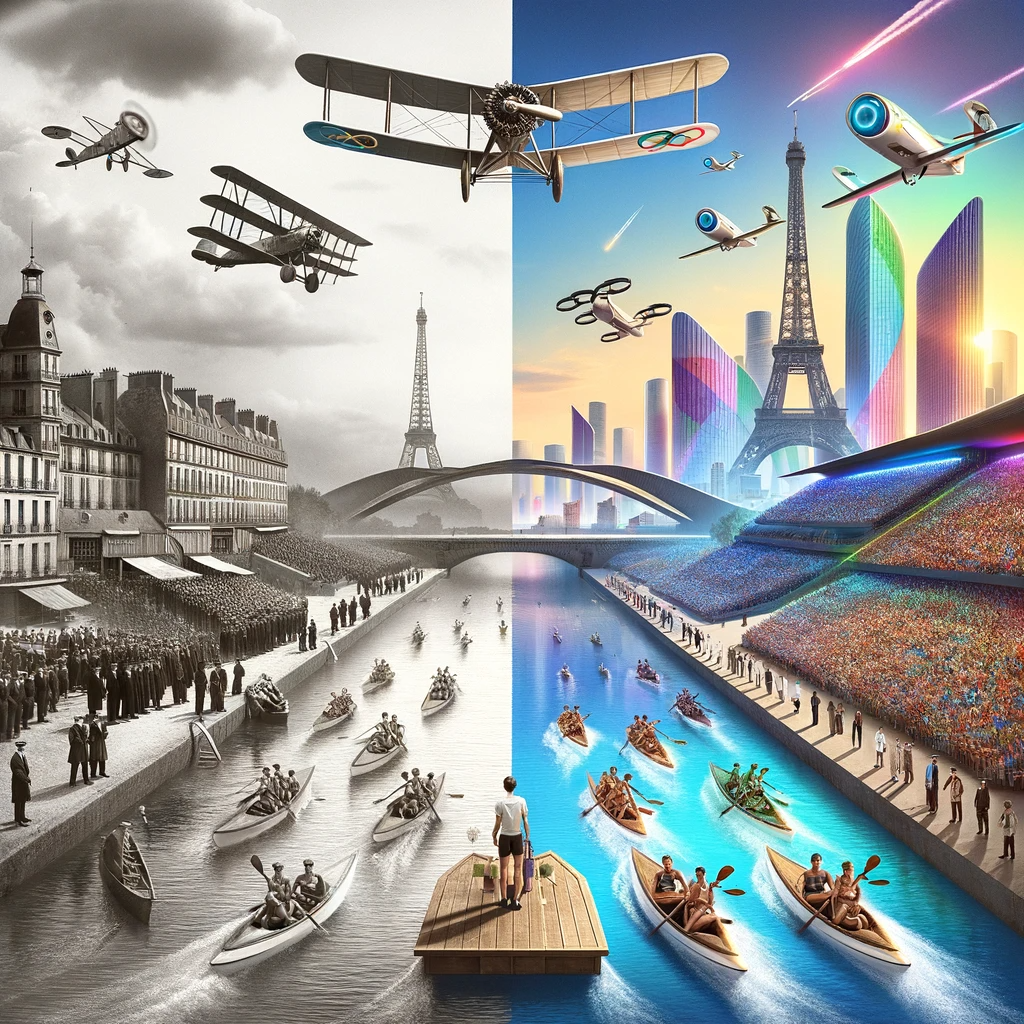 奧運世紀回顧：巴黎1924與2024年的璀璨對比