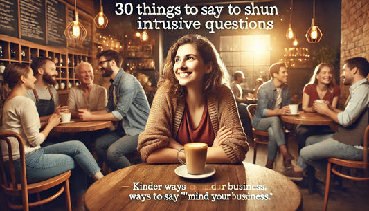 面對無禮問題不再尷尬：30種回應策略