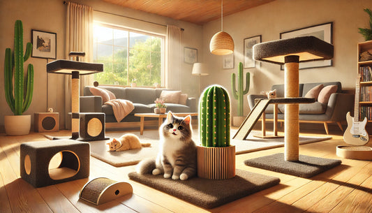 防止貓抓家具的有效方法：提供替代物、使用驅避劑及行為矯正技巧