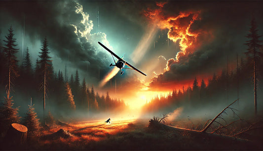 夢見飛機墜毀的象徵意義：預兆、焦慮或轉機？