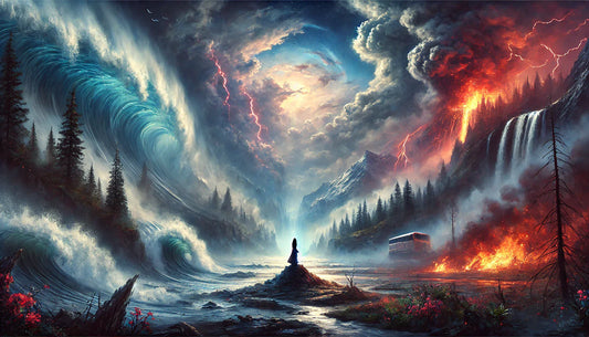 夢見自然災害的象徵意義：轉變、恐懼與內在壓力