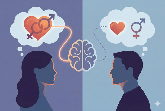 為何女人重愛男人重性？從演化視角解析親密關係中的誤解與衝突