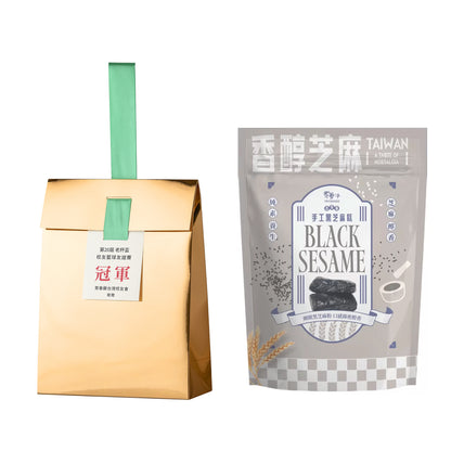 金獎#11．翠果子． 古早味手工黑芝麻糕