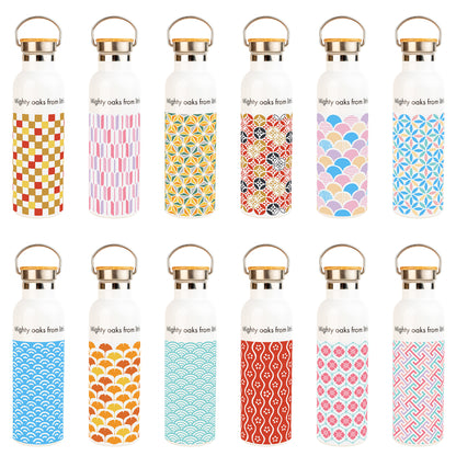 客製保溫瓶．花菱龜甲