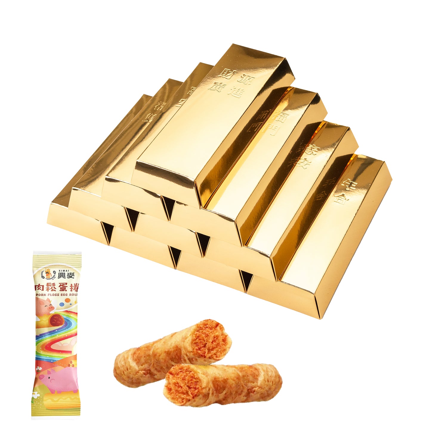 金條#11．興麥．肉鬆蛋捲