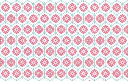 客製保溫瓶．花菱龜甲