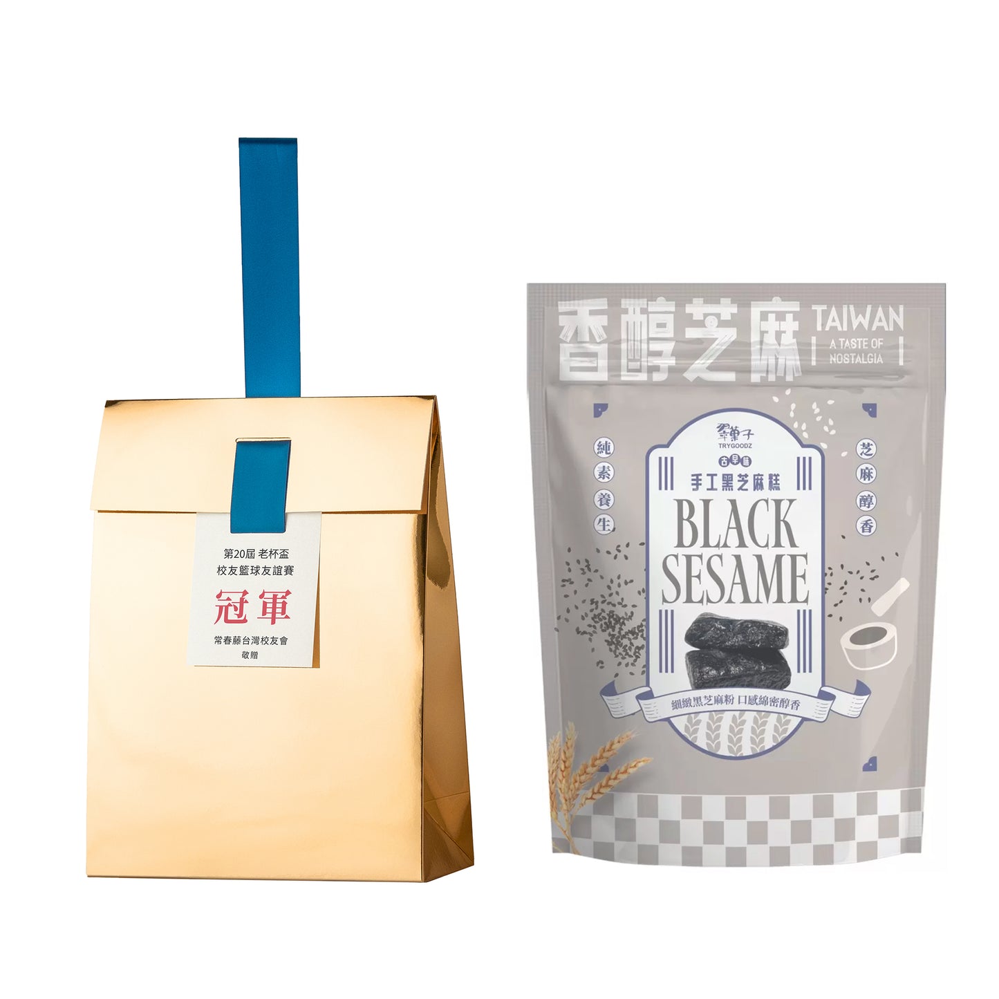 金獎#11．翠果子． 古早味手工黑芝麻糕