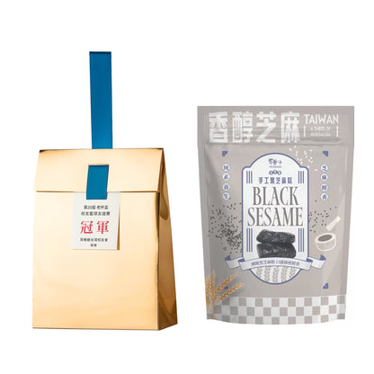 金獎#11．翠果子． 古早味手工黑芝麻糕