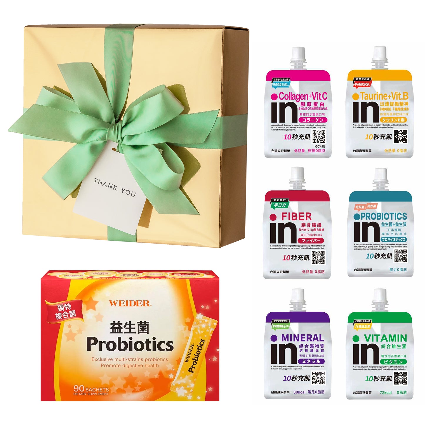 厚禮#1．威德益生菌糖．森永in果凍