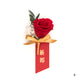 語時設計｜結婚胸花．謝卡名牌．乾燥永生花．經典紅．畢業生
